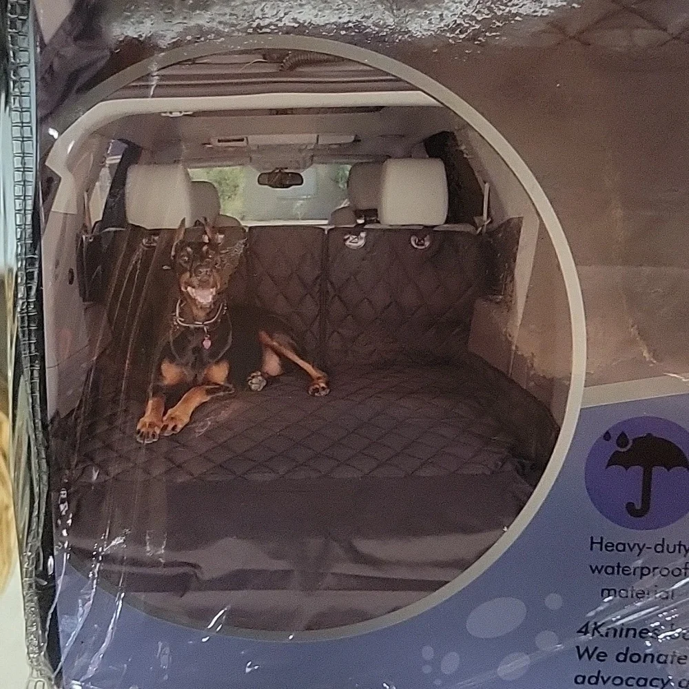 MONEY DONATED TO SPCA 4knines Split cargo liner for SUV and C.U.V